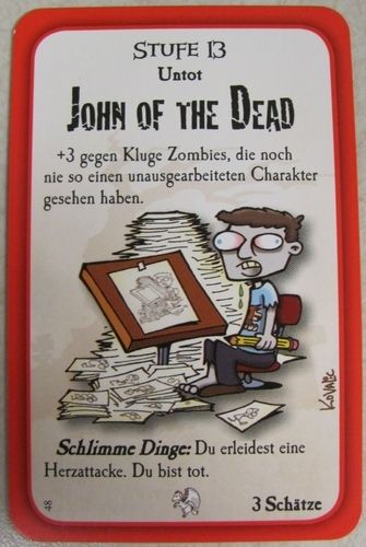 Munchkin Zombies: Promokarte "John of the Dead" DE