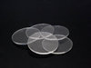 10 x Clear miniature bases 40 mm