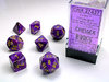 Vortex Purple/gold (7-Würfelset)