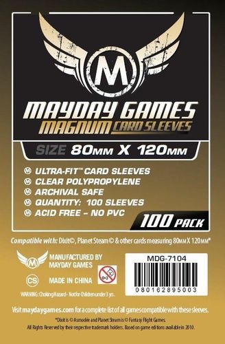 Magnum Gold Sleeve "Dixit" (100pcs) 80x120mm - 7104