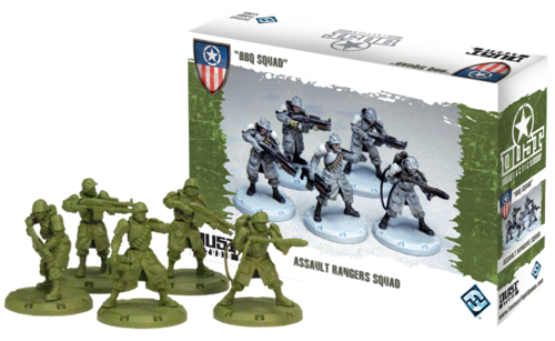 Dust Tactics: Assault Rangers Squad - "BBQ Squad"