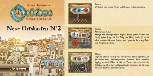 Orléans: Neue Ortskarten Nr.2 (Mini-Erweiterung) DE/EN