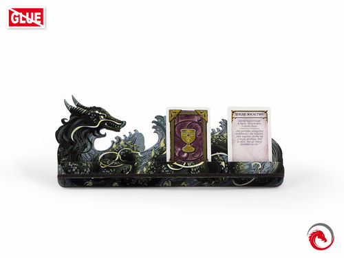 Handkartenhalter klein - Card Holder S Dragon FullPrint GRAY