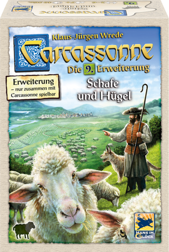 Carcassonne - Schafe und Hügel (Erweiterung-9) DE