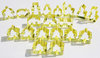 Carcassonne: Meeple - komplettes Spielfiguren-Set (19 Figuren) TRANSPARENT Gelb