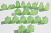 Carcassonne: Meeple - komplettes Spielfiguren-Set (19 Figuren) FROZEN Hellgrün