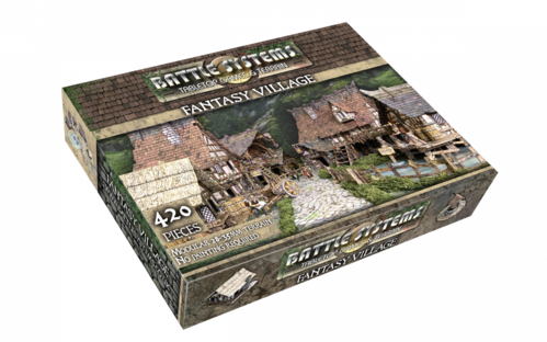 Tabletop Terrain: Fantasy Village (420 pcs) EN (VORBESTELLUNG)