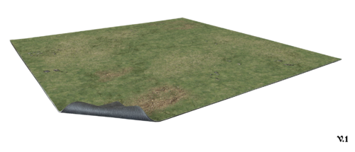 Gaming Mat: Grassy Fields 2x2 (60x60cm) v.1
