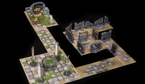 RPG Set: Ruins - Objects + Modular Map