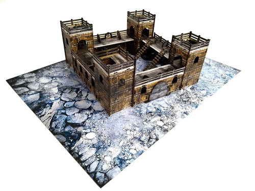 Wargaming Set: Winter Fortress - Constructions + Map