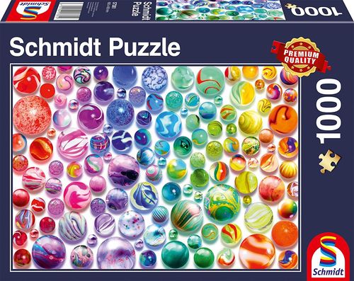 Puzzle: Regenbogen-Murmeln (1000 Teile)